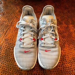 Nike LeBron James Witness VI Pure Platinum Grey/Silver Red Men’s size 9.5